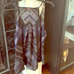 Black and navy tank!